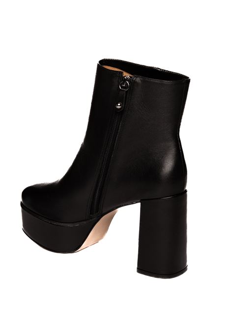 tronchetto in pelle nero  MISS UNIQUE | 2171BCATANIA1-PRETO
